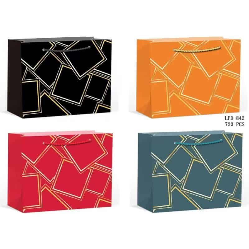 PUNGA CADOU 18*24*10 CM, HARTIE+TEXTIL LPD-842