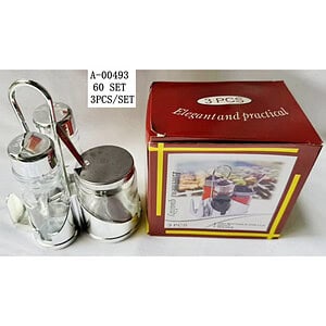 SOLNITA 3 PCS+SUPORT, STICLA+PVC+FIER A00493