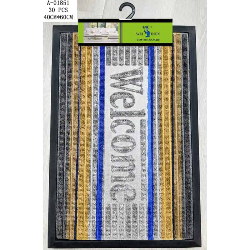 COVOR USA 40*60 CM, CAUCIUC+TEXTIL A01851