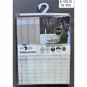 PERDEA BAIE 180*180, PVC A12115