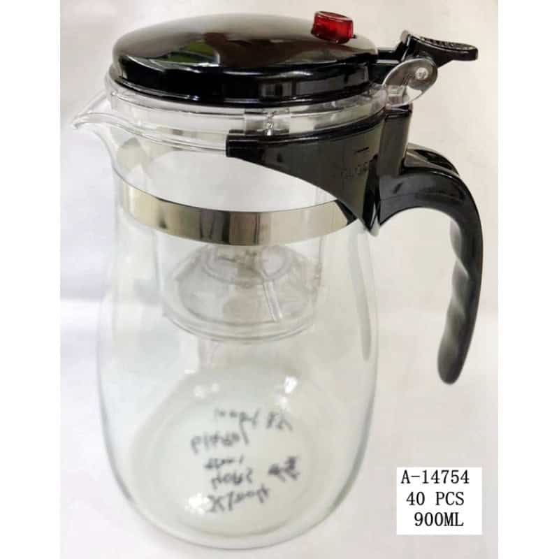 INFUZOR CEAI 900 ML, STICLA+FIER+PVC A14754