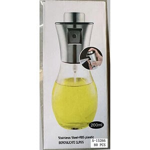 STICLA ULEI/OTET CU PULVERIZATOR 200ML, STICLA+PVC A15266