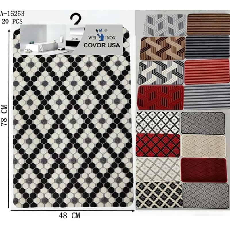 COVOR USA 48*78 CM, TEXTIL+CAUCIUC A16253