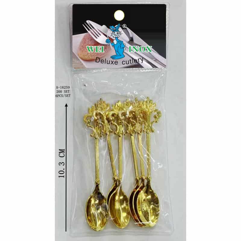 LINGURITA 6 PCS, INOX A16259