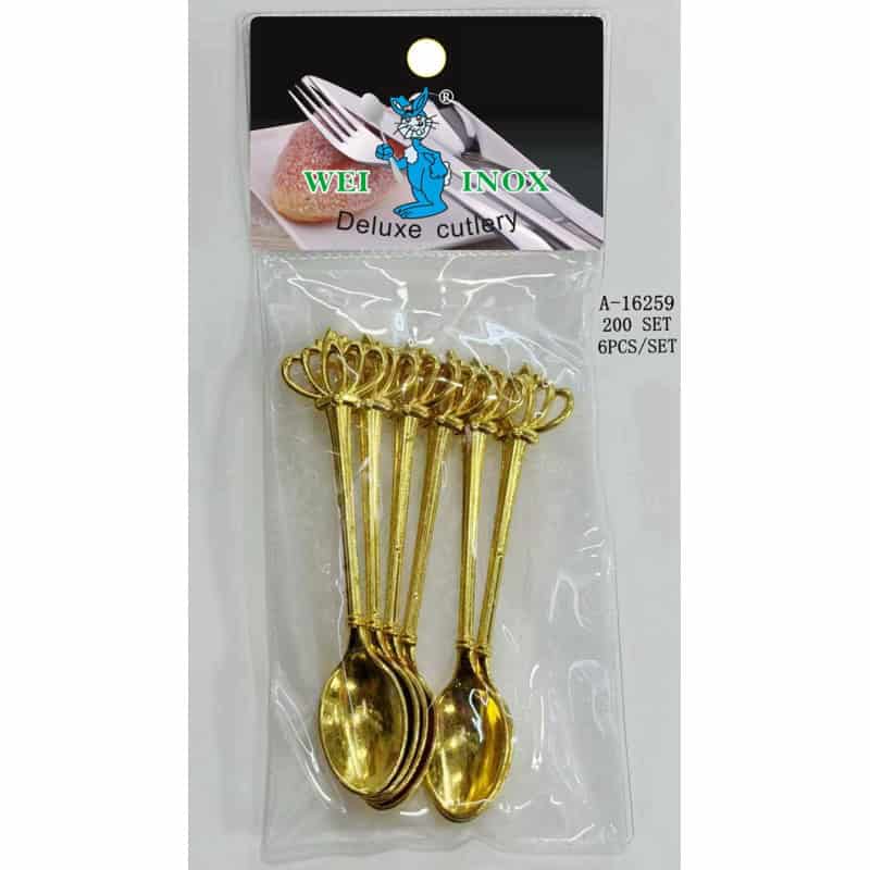 LINGURITA 6 PCS, INOX A16259 - imagine 2