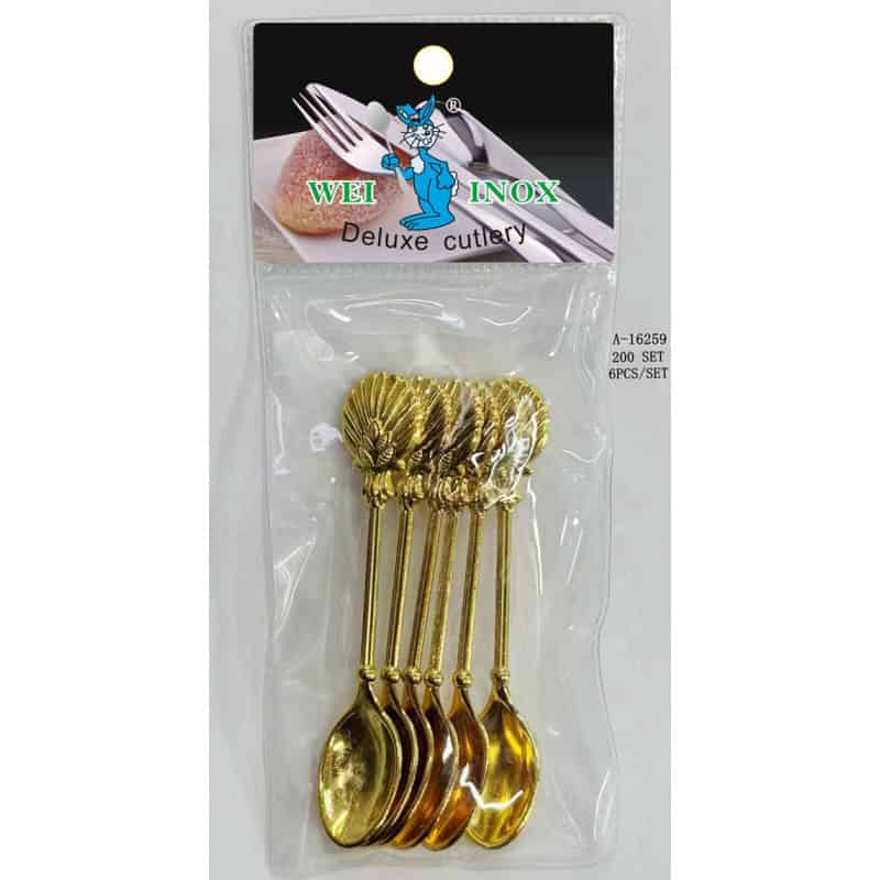 LINGURITA 6 PCS, INOX A16259 - imagine 3