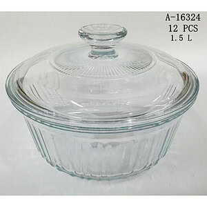 BOL CU CAPAC STICLA 1.5 LITRI, STICLA A16324