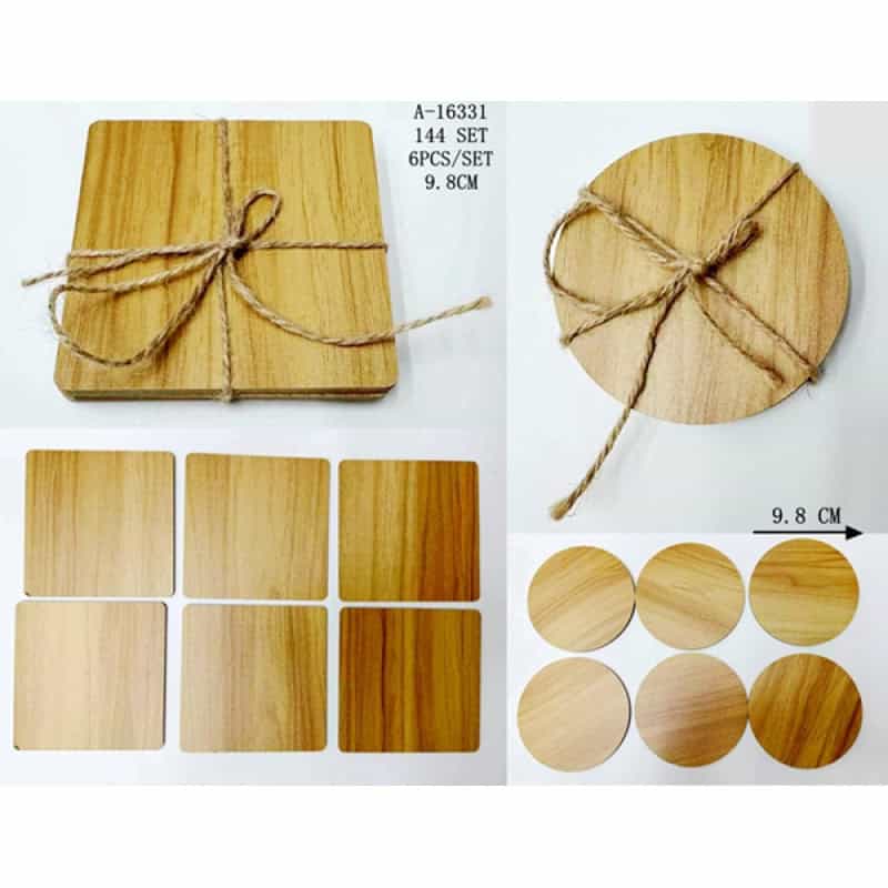 SUPORT OALA 6PCS, LEMN+IUTA A16331