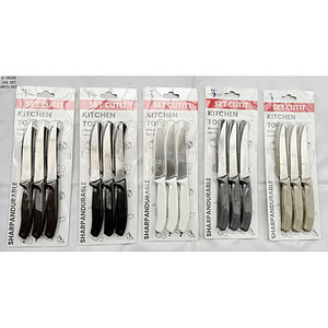 SET CUTIT 6 PCS, INOX+PVC A16336