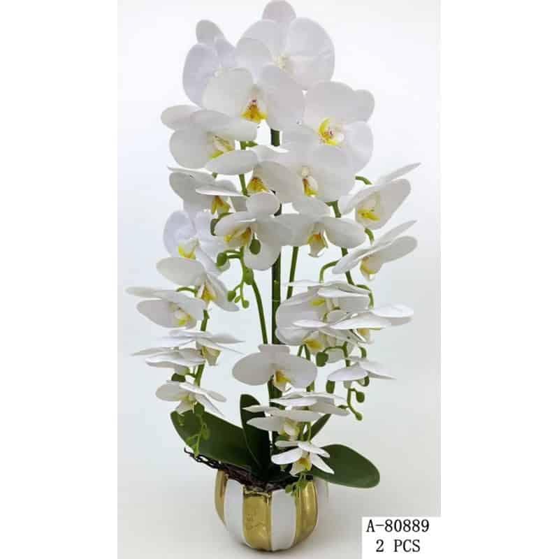 FLORI ARTIFICIALE GHIVECI, PVC+CERAMICA A80889