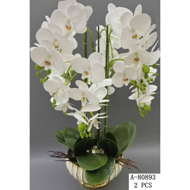 FLORI ARTIFICIALE GHIVECI, PVC+CERAMICA A80893