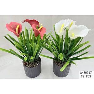 FLORI ARTIFICIALE GHIVECI, PVC A80917
