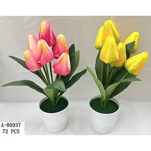 FLORI ARTIFICIALE GHIVECI, TEXTIL+PVC A80937