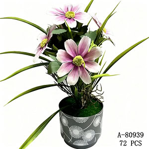 FLORI ARTIFICIALE GHIVECI, TEXTIL+PVC A80939
