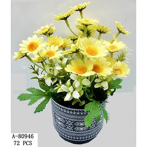 FLORI ARTIFICIALE GHIVECI, TEXTIL+PVC A80946