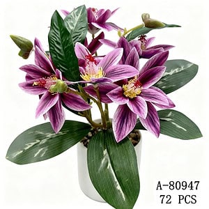 FLORI ARTIFICIALE GHIVECI, PVC+TEXTIL A80947