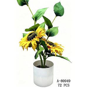FLORI ARTIFICIALE GHIVECI, TEXTIL+PVC A80949