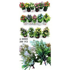 FLORI ARTIFICIALE GHIVECI, PVC A80985