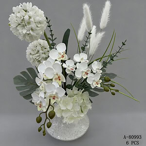 FLORI ARTIFICIALE GHIVECI, PVC+TEXTIL+CERAMICA A80993