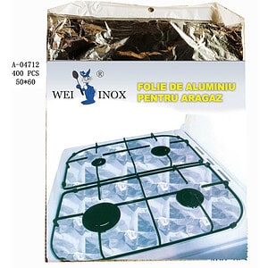 FOLIE ARAGAZ 50*60 CM, ALUMINIU A04712