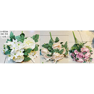 FLORI ARTIFICIALE BUCHET,PVC+TEXTL A05244