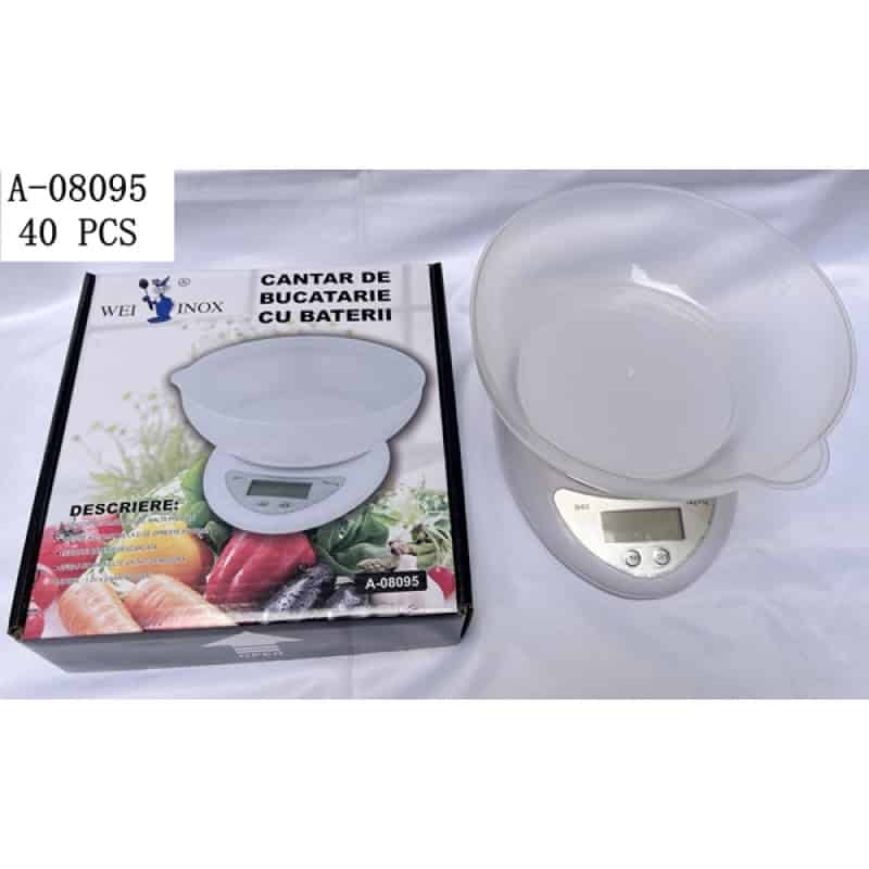 CANTAR BUCATARIE 5 KG, PVC+FIER A08095