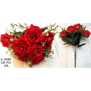 FLORI ARTIFICIALE BUCHET,PVC+TEXTL A10286
