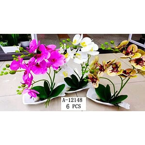 FLORI ARTIFICIALE GHIVECI, PVC+CERAMICA A12148