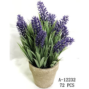 FLORI ARTIFICIALE +GHIVECI, PVC+CERAMIC A12232
