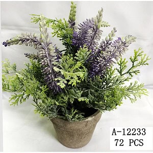 FLORI ARTIFICIALE +GHIVECI, PVC+CERAMIC A12233