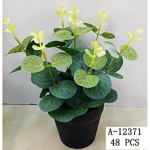 FLORI ARTIFICIALE +GHIVECI,PVC A12371