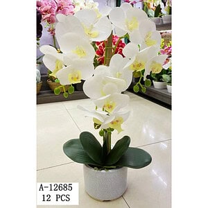 FLORI ARTIFICIALE GHIVECI, PVC+CERAMICA A12685