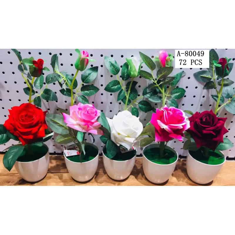 FLORI ARTIFICIALE GHIVECI,PVC+TEXTL A80049