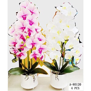 FLORI ARTIFICIALE GHIVECI, PVC+CERAMICA A80120