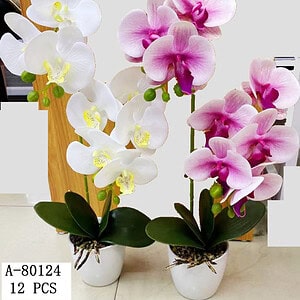 FLORI ARTIFICIALE GHIVECI, PVC+CERAMICA A80124