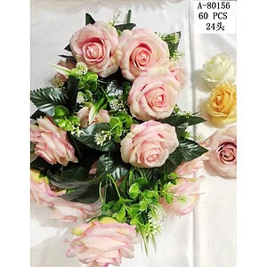 FLORI ARTIFICIALE BUCHET, TEXTIL+PVC A80156