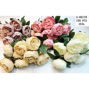 FLORI ARTIFICIALE BUCHET, TEXTIL+PVC A80178