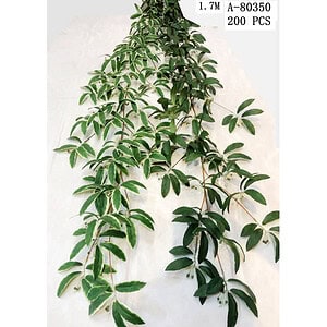 GHIRLANDA FRUNZE ARTIFICIALE 1.7 M, PVC+TEXTIL A80350