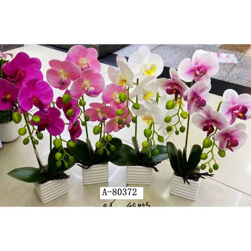 FLORI ARTIFICIALE GHIVECI, PVC+CERAMICA A80372