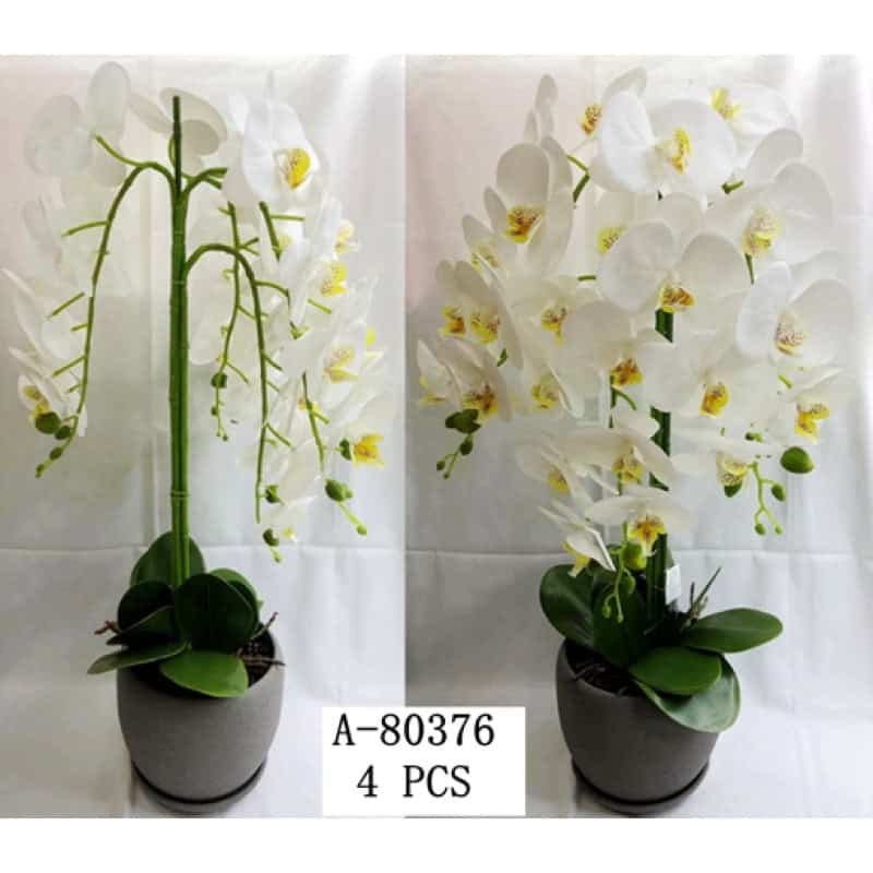 FLORI ARTIFICIALE GHIVECI, PVC+CERAMICA A80376