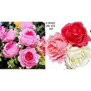 FLORI ARTIFICIALE BUCHET, TEXTIL+PVC A80452