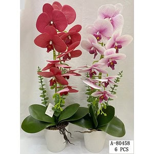 FLORI ARTIFICIALE GHIVECI, PVC+CERAMICA A80458