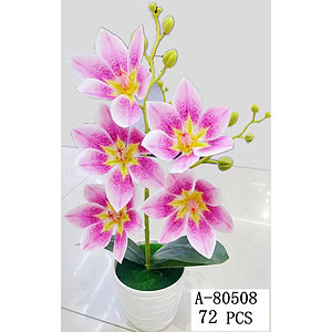 FLORI ARTIFICIALE IN GHIVECI, PVC+TEXTIL A80508