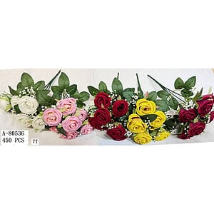 FLORI ARTIFICIALE BUCHET, TEXTIL+PVC A80536