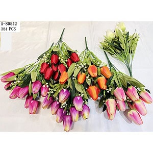 FLORI ARTIFICIALE BUCHET, TEXTIL+PVC A80542