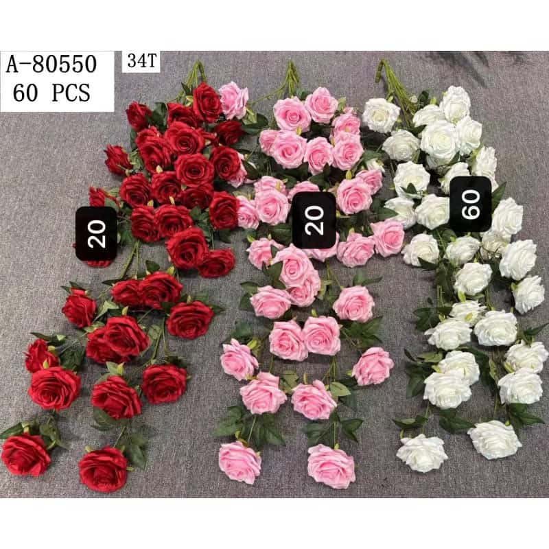 FLORI ARTIFICIALE BUCHET, TEXTIL+PVC A80550