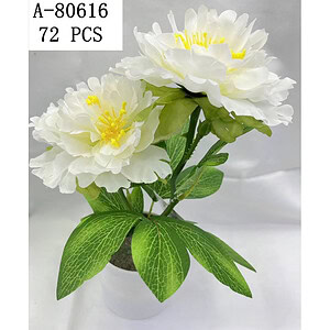 FLORI ARTIFICIALE GHIVECI, TEXTIL+PVC A80616