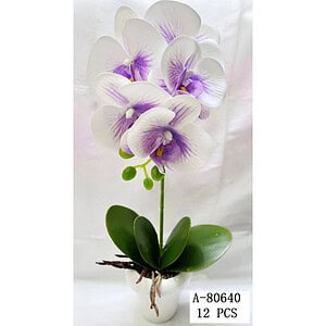 FLORI ARTIFICIALE GHIVECI, PVC+CERAMICA A80640