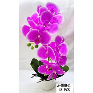 FLORI ARTIFICIALE GHIVECI, PVC+CERAMICA A80641