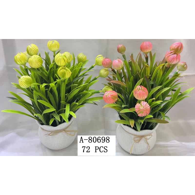 FLORI ARTIFICIALE IN GHIVECI, PVC A80698
